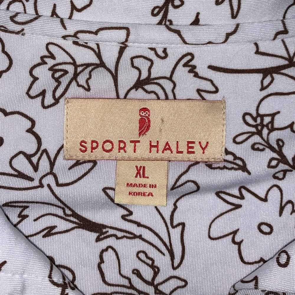 Sport Haley Women's White Floral Golf Top- X-Large - Picture 5 of 6